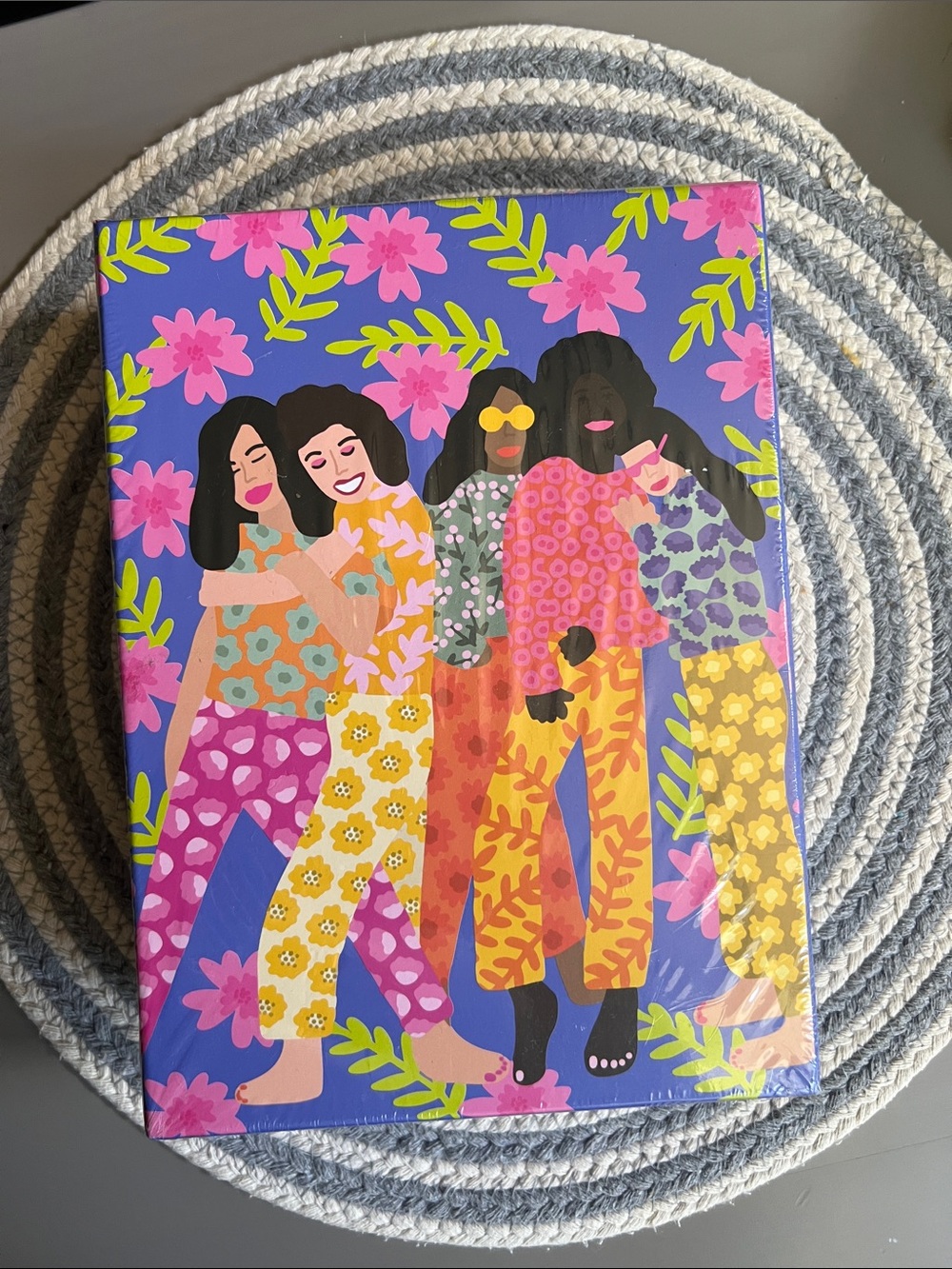 bando Floral Friends Jigsaw Puzzle - Purple, Pink, Yellow, Orange, Green